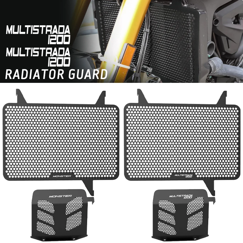 

Radiator Guard and Cylinder Head Guard Complete Set Motorcycle FOR Ducati Multistrada 1200 MULTISTRADA 1200S 2010-2014 2013 2012