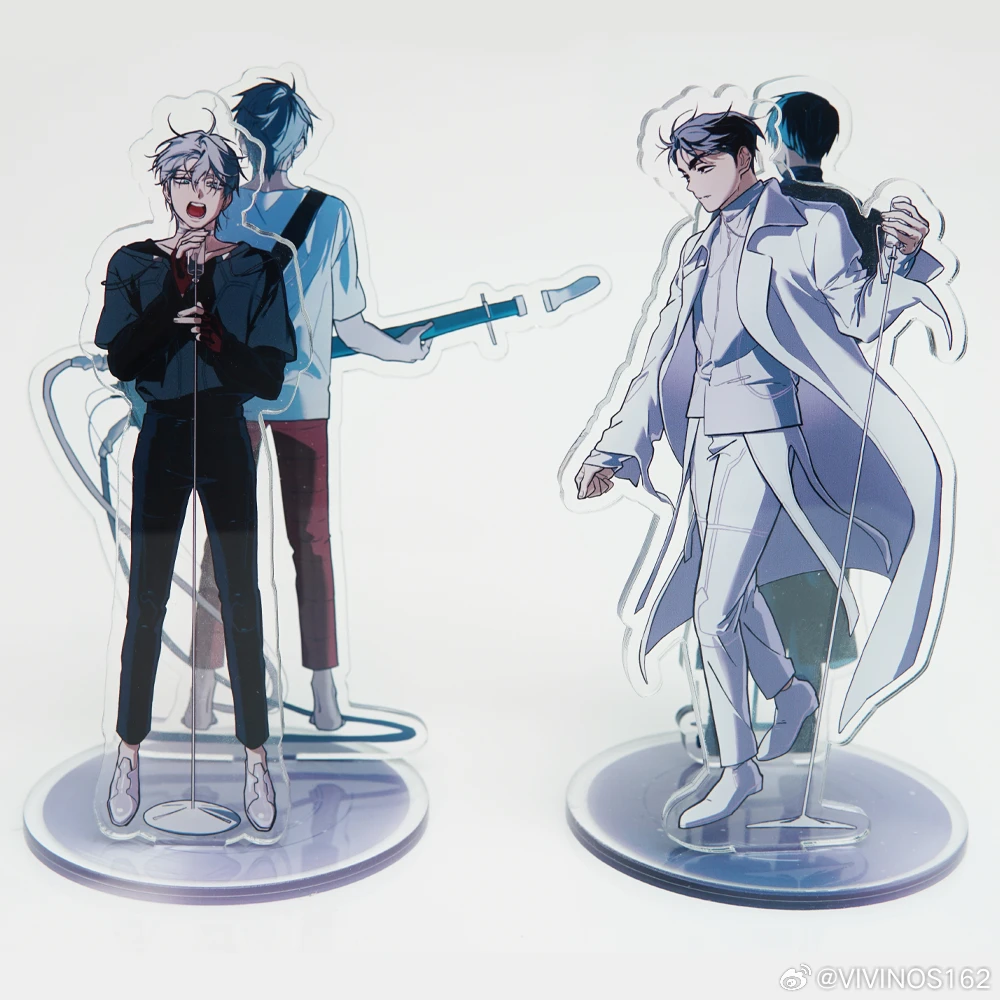 Buitenaardse Podium Ivan & Till Gift Figuren Acryl Stand Anime Model Action Figure Ornament Accessoires Luka Hyuna Desktop Ornamenten