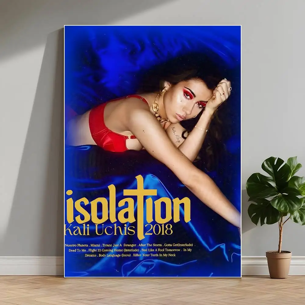 ملصق المغني Kali Uchis عالي الدقة ذاتي اللصق مقاوم للماء ملصقات ديكور متعدد الاستخدامات للمنازل والحانات والفنادق المزيد