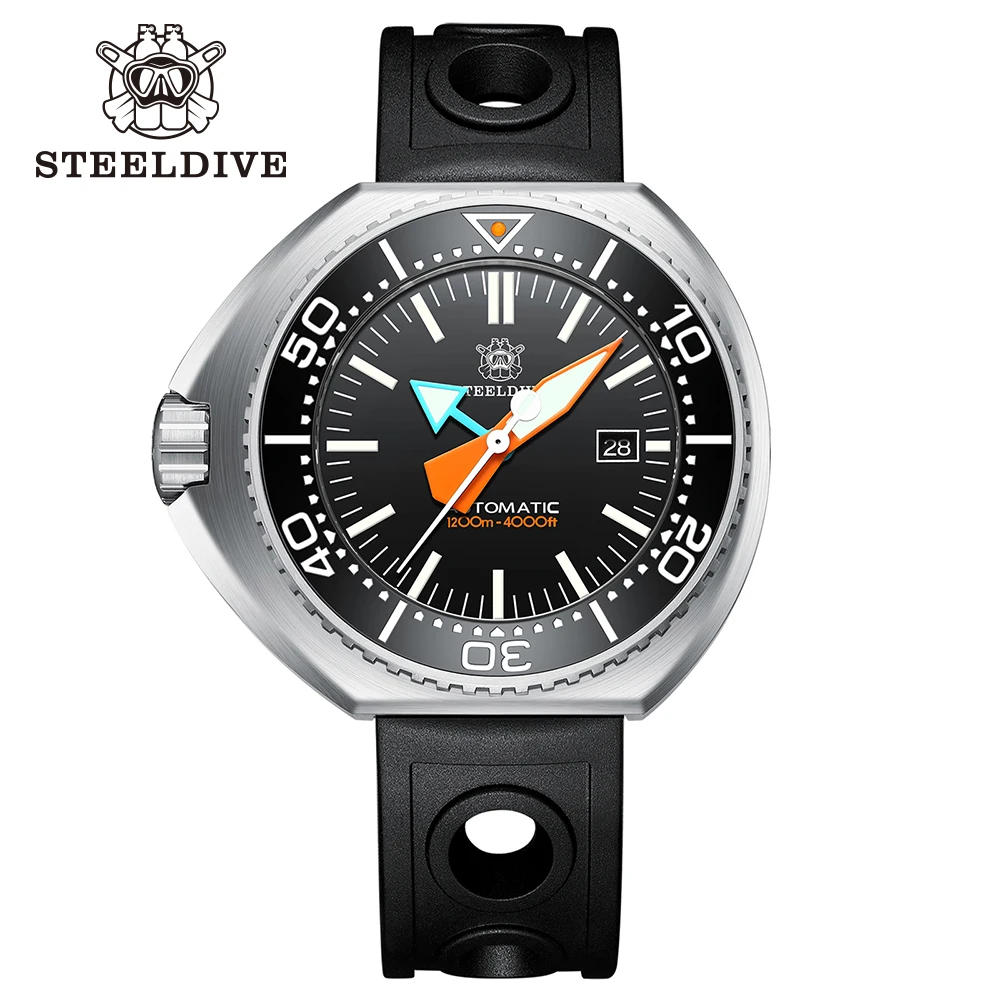 STEELDIVE STORE SD1985 Big Automatic Mechanical Wristwatch Ceramic Bezel NH35 Movement Swiss Luminous 1200M Waterproof Watch