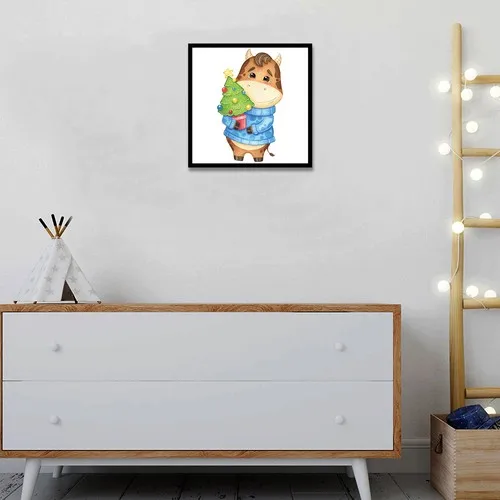 7 color Decor Christmas Child Of Ineği Room Frame Looking One-Piece Canvas Table