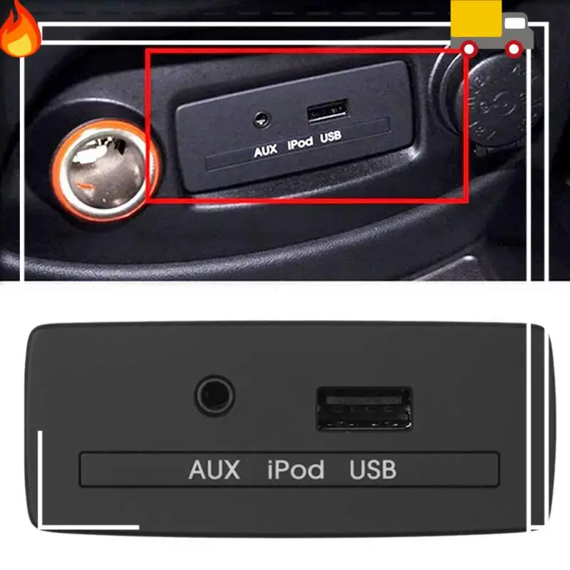 

USB AUX Auxiliary Input Jack Audio Interface For Kia Soul 2010-2013 96120-2K000 961202K000 Parts