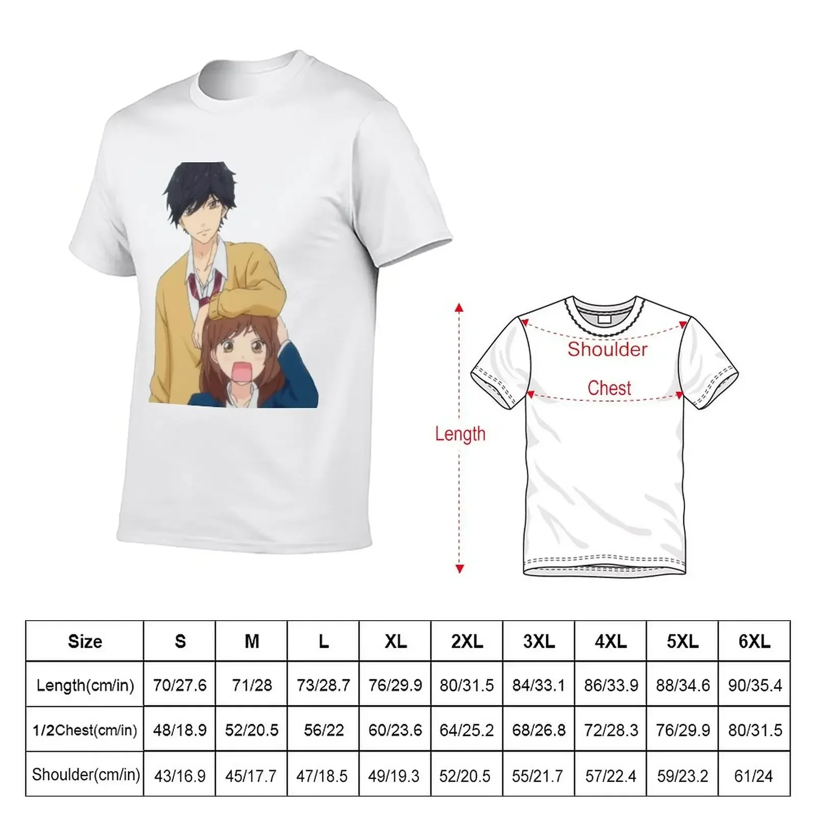 Blue spring ride : Cute Kou X Futaba ! T-Shirt quick-drying new edition mens plain t shirts