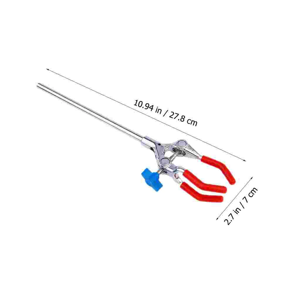 Imagem -05 - Test Tube Clamp Frame Clip Garra 3-finger Clamp Stand Aço Inoxidável Lab