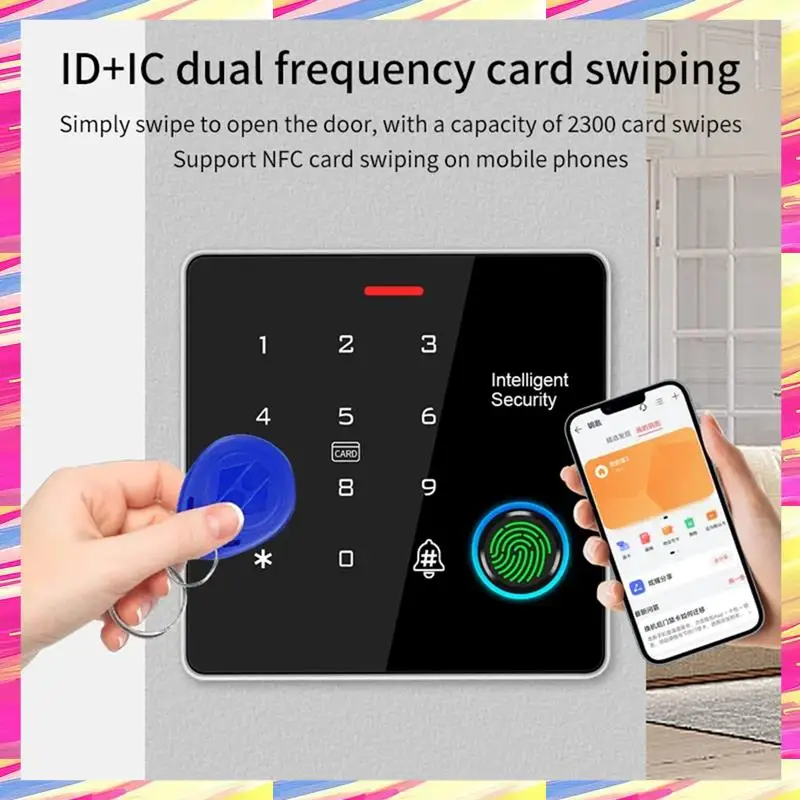 

AIAI Standalone Security Access Control System Access Control System Rfid Dual Frequancy Access Controller