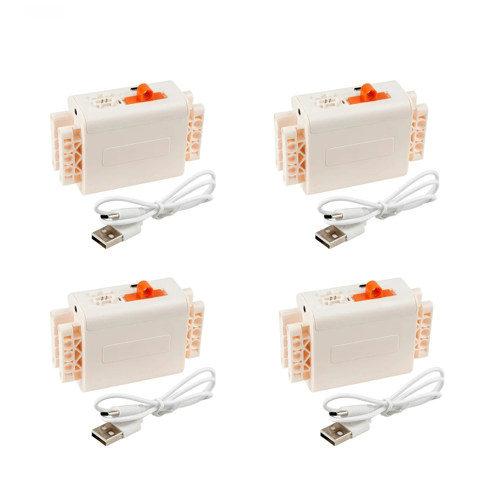 

1/2/4PC 7.4V 1000mAh Building Block Lithium Battery Box Compatible With Legoeds AA Battery Box 8883 Power Supply for Power Motor