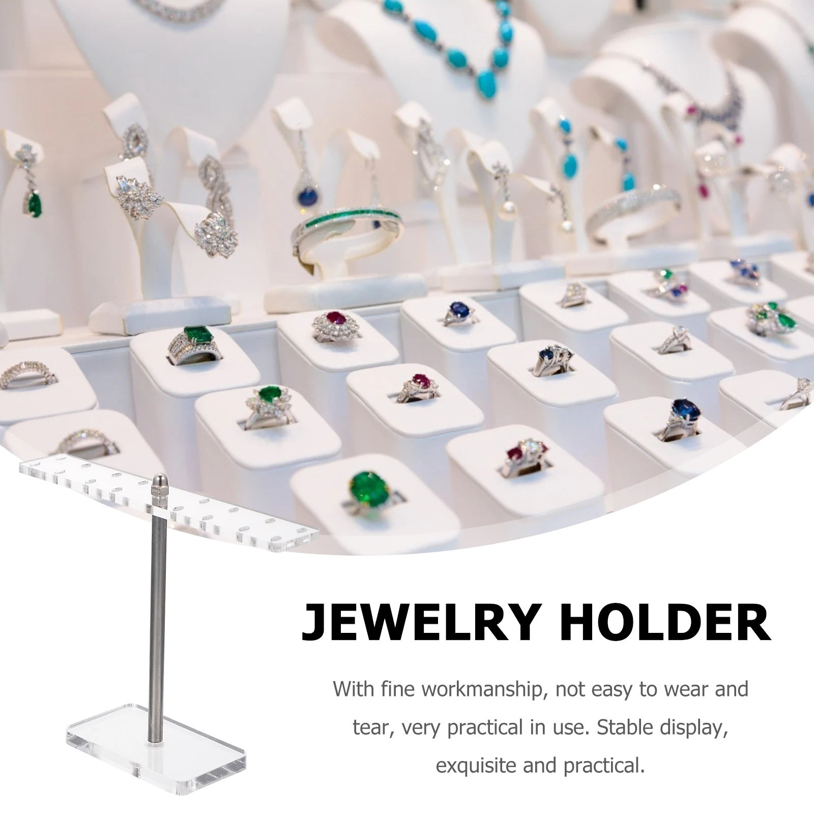 

Acrylic Earring St Transparent Jewelry Jewelry Display St ganizer Storage Rack For Necklace Piercings Exhibit Tool