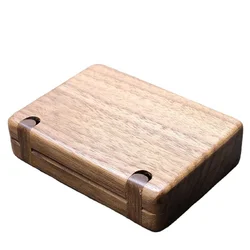 Factory direct durable usage elegant design cigarette wooden box case with magnet