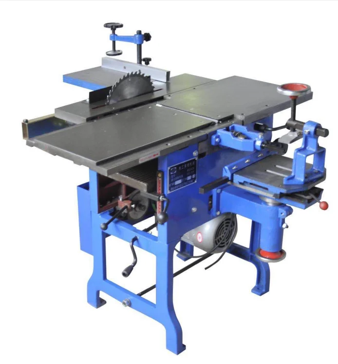300mm 11.8inch Economic Woodworking Combination 5 Functional Bench Multifunctional Sawing Planing Drilling Mortising Machine