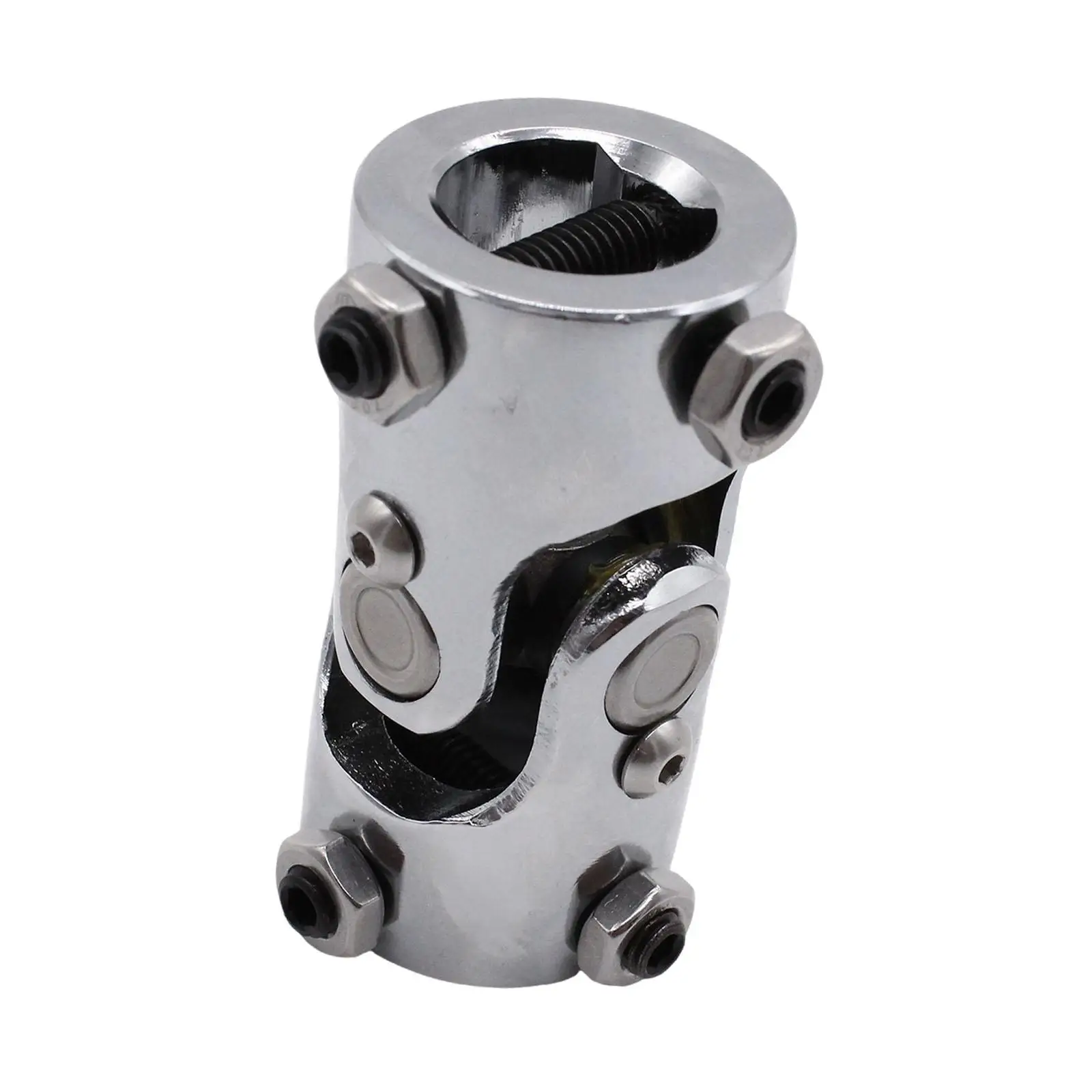 

1inch DD x 1inch DD Double Steering U Joint Repair Parts Sturdy Simple Installation Generic Accessories Replacement Alloy Steel