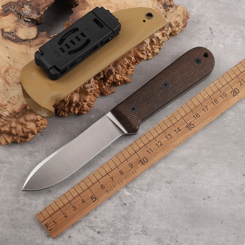 

DC53 Linen Handle Integrated Steel Fixed Knife Jungle Survival Outdoor Camping Defensive Portable Tool
