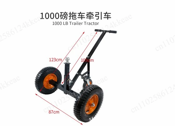 Boat Trailer Portable Simple Trailer Frame Large Bearing Capacity Tug Frame Inflatable Rubber Boat Assault Boat Marine
