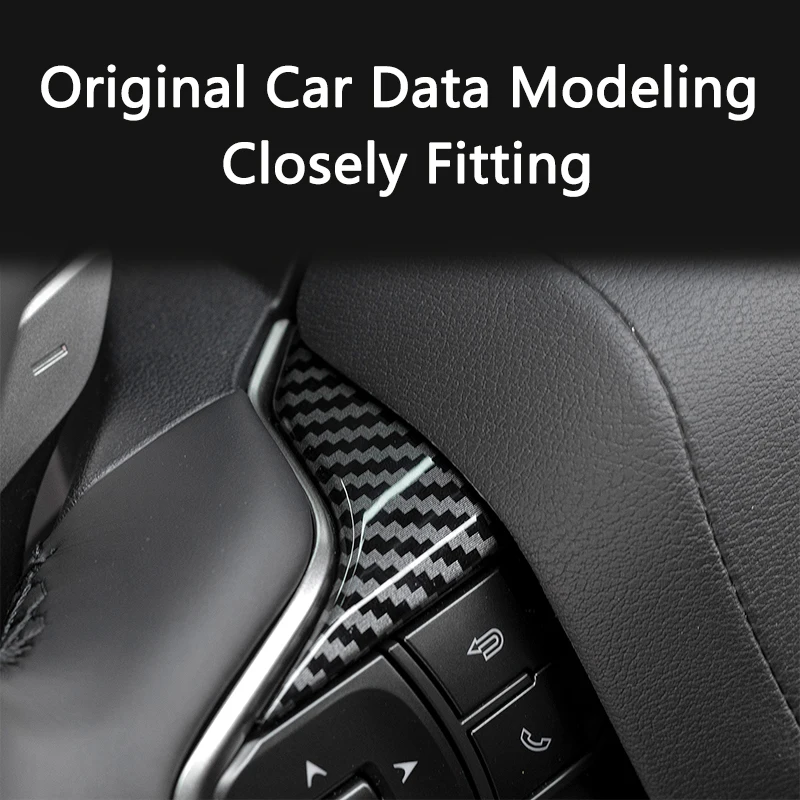 QHCP عجلة توجيه سيارة الترتر غطاء الزخرفية الكسوة ABS عجلة القيادة زر الإطار يناسب لكزس LX 600D 700H 2022 + ملحق #4