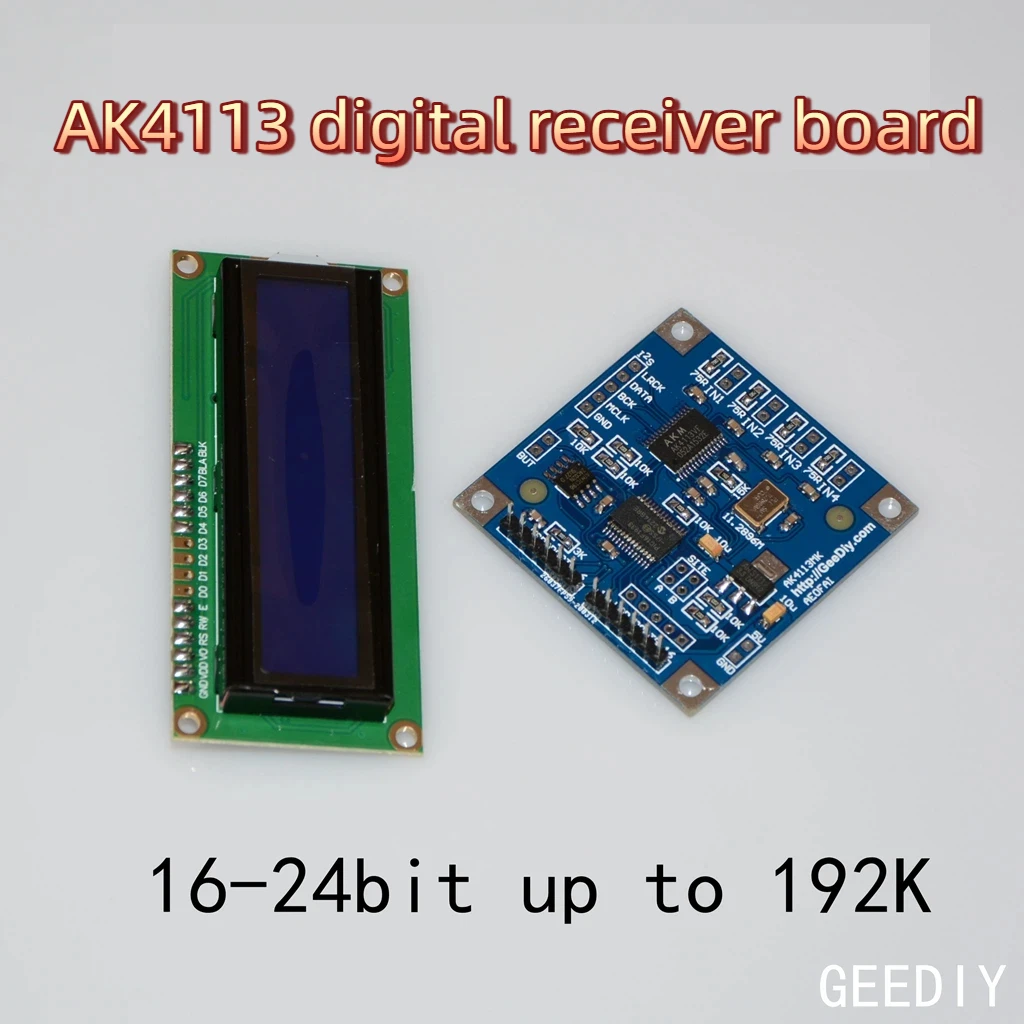 ak4113-デジタル受信ボード-spdif-to-i2s-super-wm8805-ソフト制御lcd-サンプリングレート表示-16-24ビット-最大192k