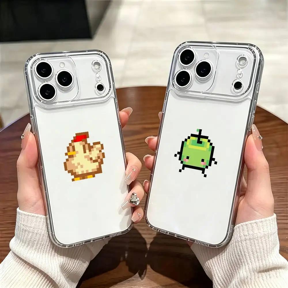 Popular Game S-Stardew Valley Phone Case Transparent Silicone Soft For iPhone 17 16 15 14 13 12 11 Mini Pro Max Plus