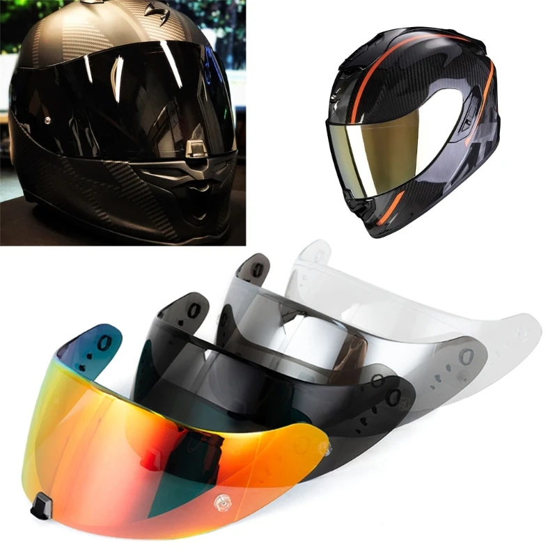 User Friendly Headgear Lens PC Lens Motorcycle Helmets Visor Lens Enhances Safety during Rides Suitable for 1400