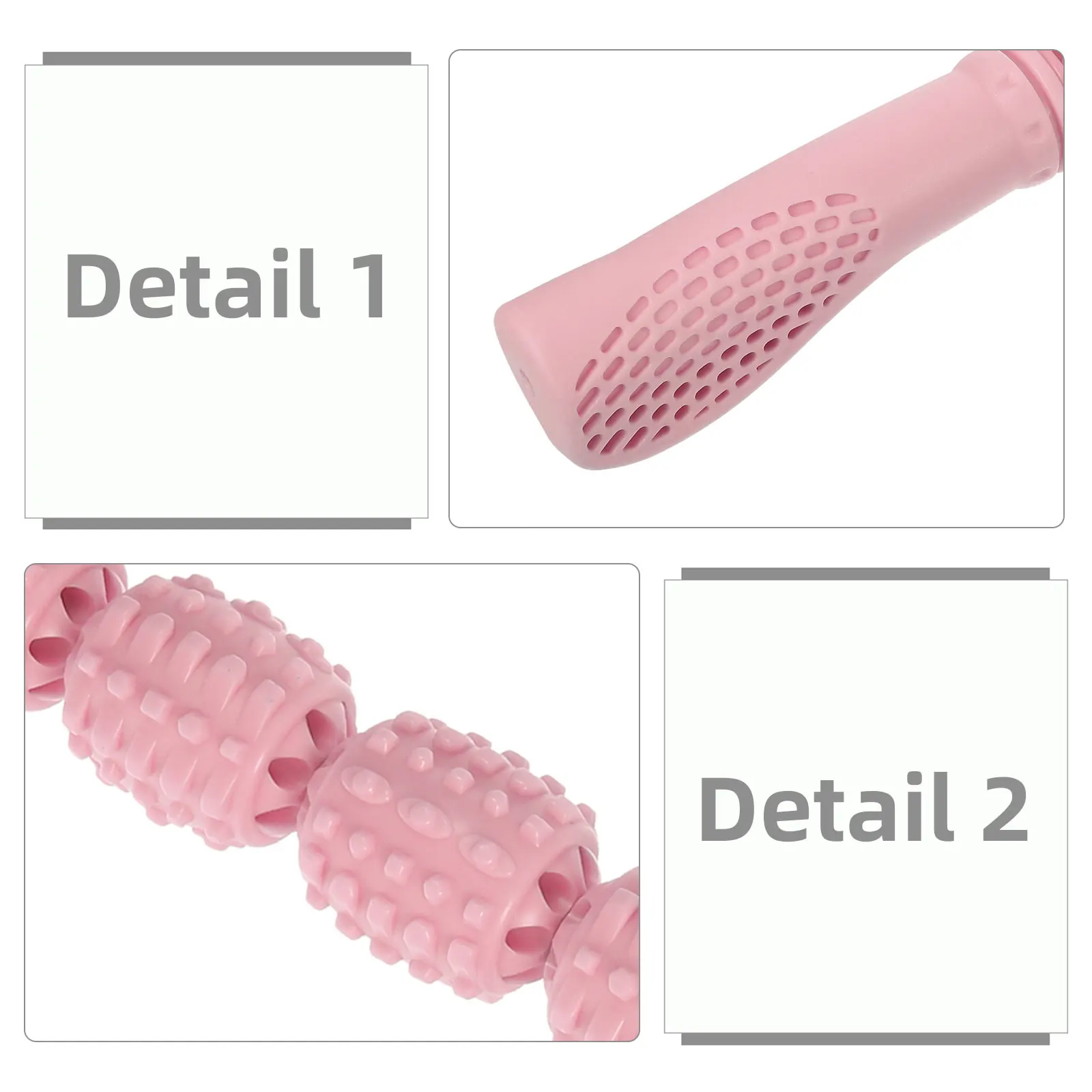 

Leg Massage Stick Muscle Arm Roller Pink Yoga Accessories Fitness Massager Back Pain Relief Portable Exercise Tool