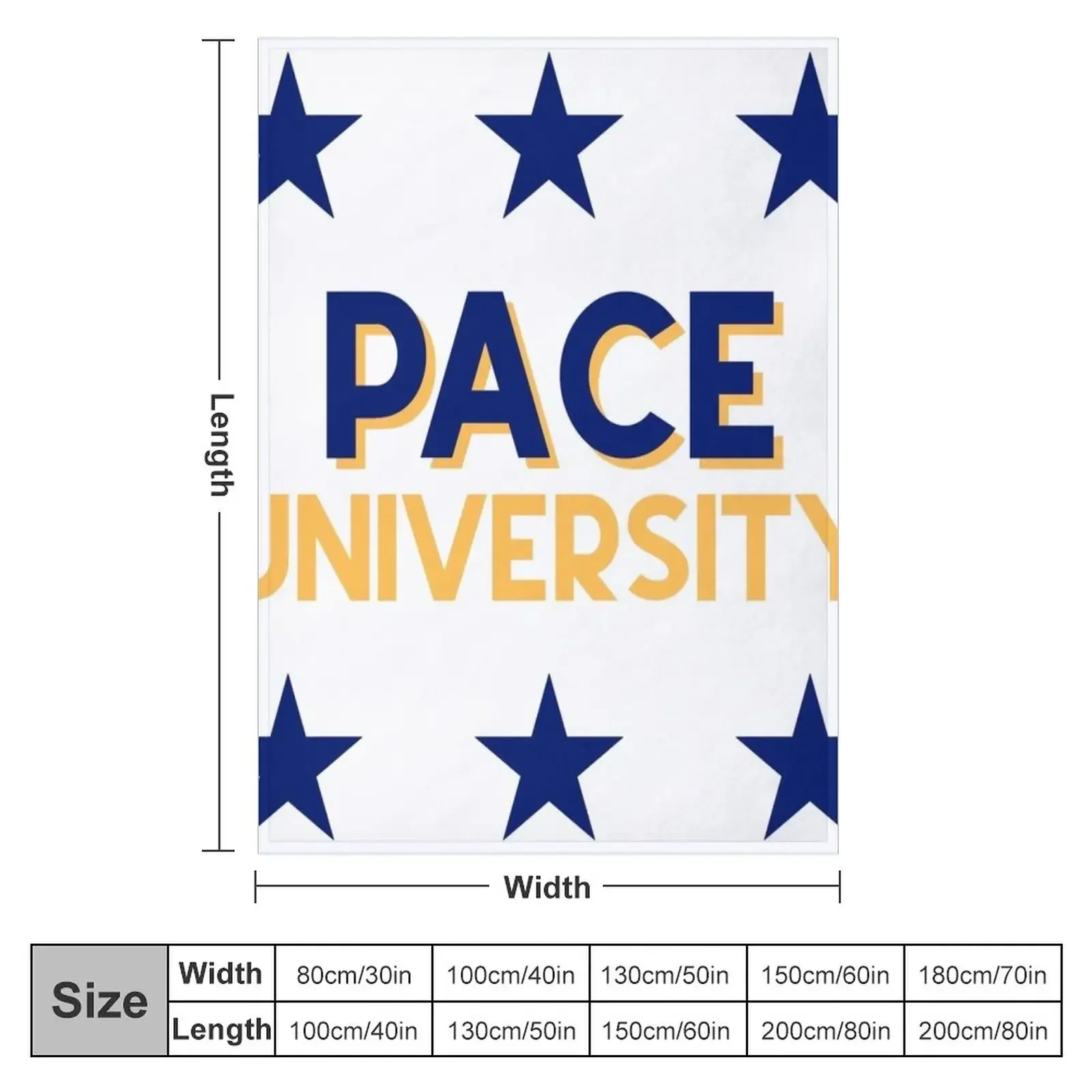 Pace University Throw Blanket funny gift Luxury Beautifuls Blankets