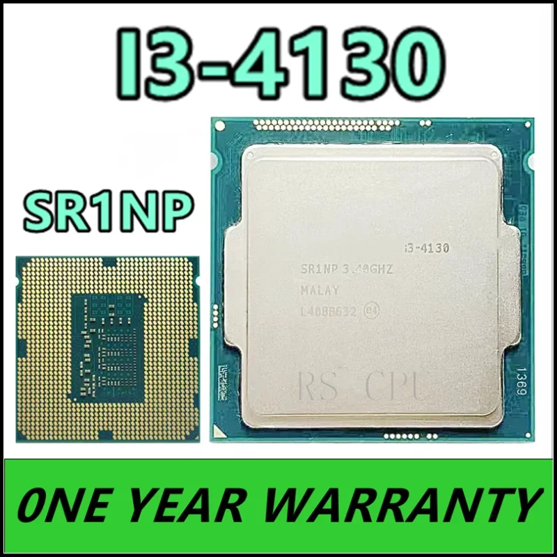 معالج i3-4130 i3 4130 SR1NP 3.4 جيجا هرتز ثنائي النواة 3M 54W LGA 1150