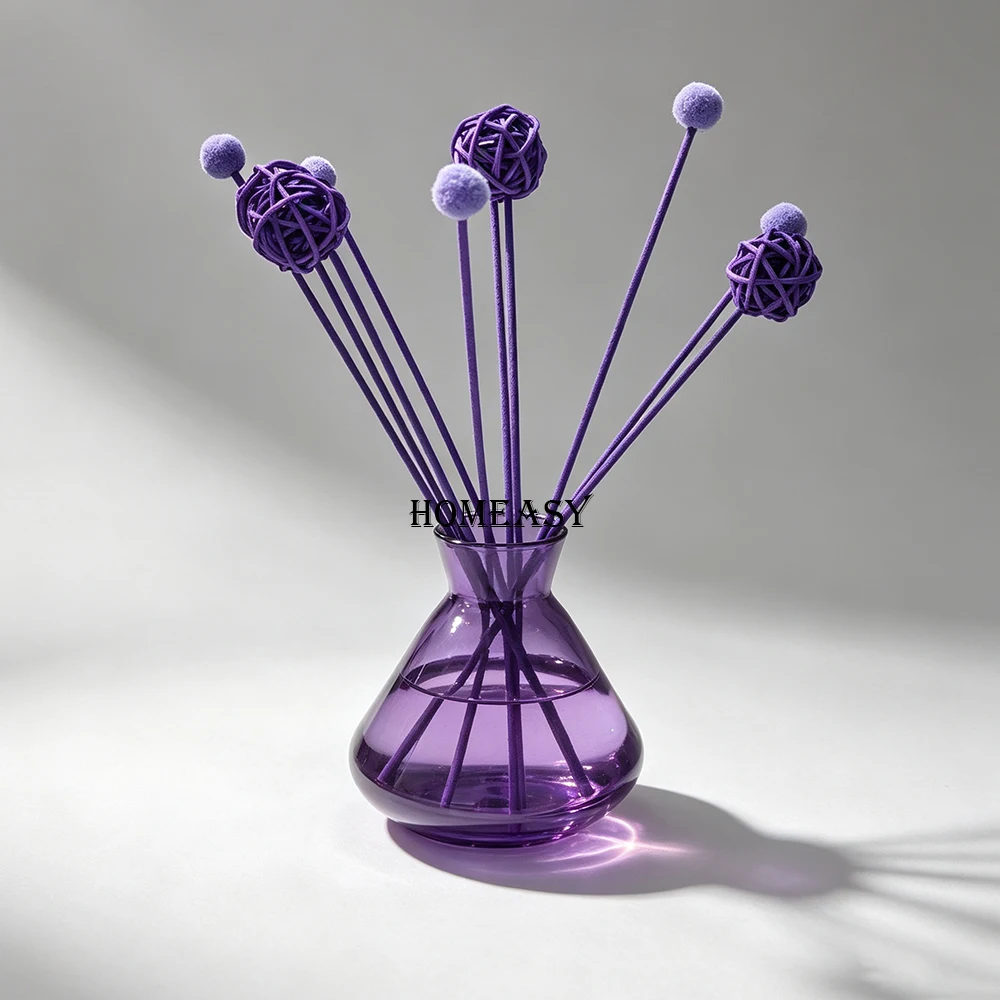 10Pcs Natural Rattan Reed Diffuser Sticks Flameless Aromatherapy Volatile Rods Essential Oil Diffuser Replacement Accessories