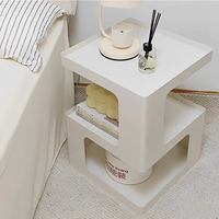 Nordic Nightstands Mobile Small Bedside Table Coffee Console Organizer Nightstands Storage Muebles Para Hogar Japanese Furniture