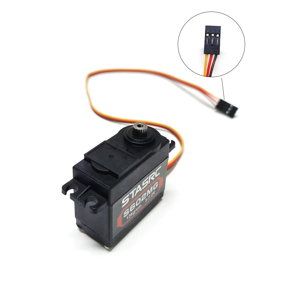STASRC S602MG Metalen Standaard servo's 180 Graden 13 kg Hoog Koppel Metal Gear Servo Voor 1/8 1/10 RC Auto RC Helicopter RC Boot Tank