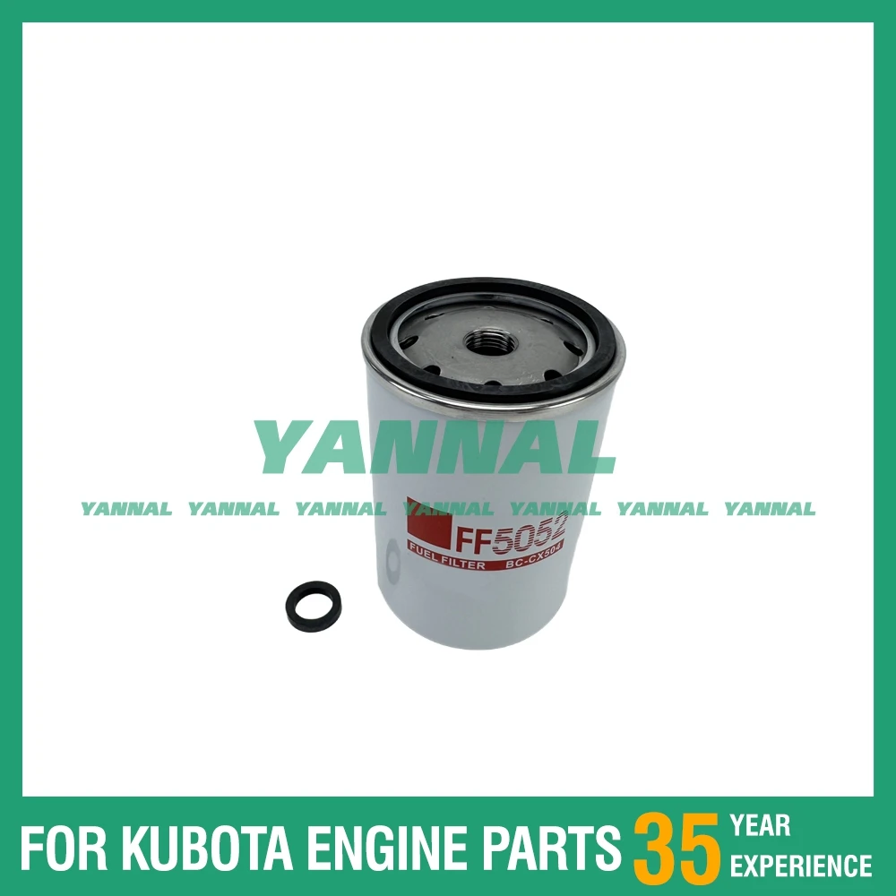 For Yuchai R220-5 R225-7 R305-7 R290-LC-7 Engine Parts Fuel Filter Element CX0708 6732-71-6111
