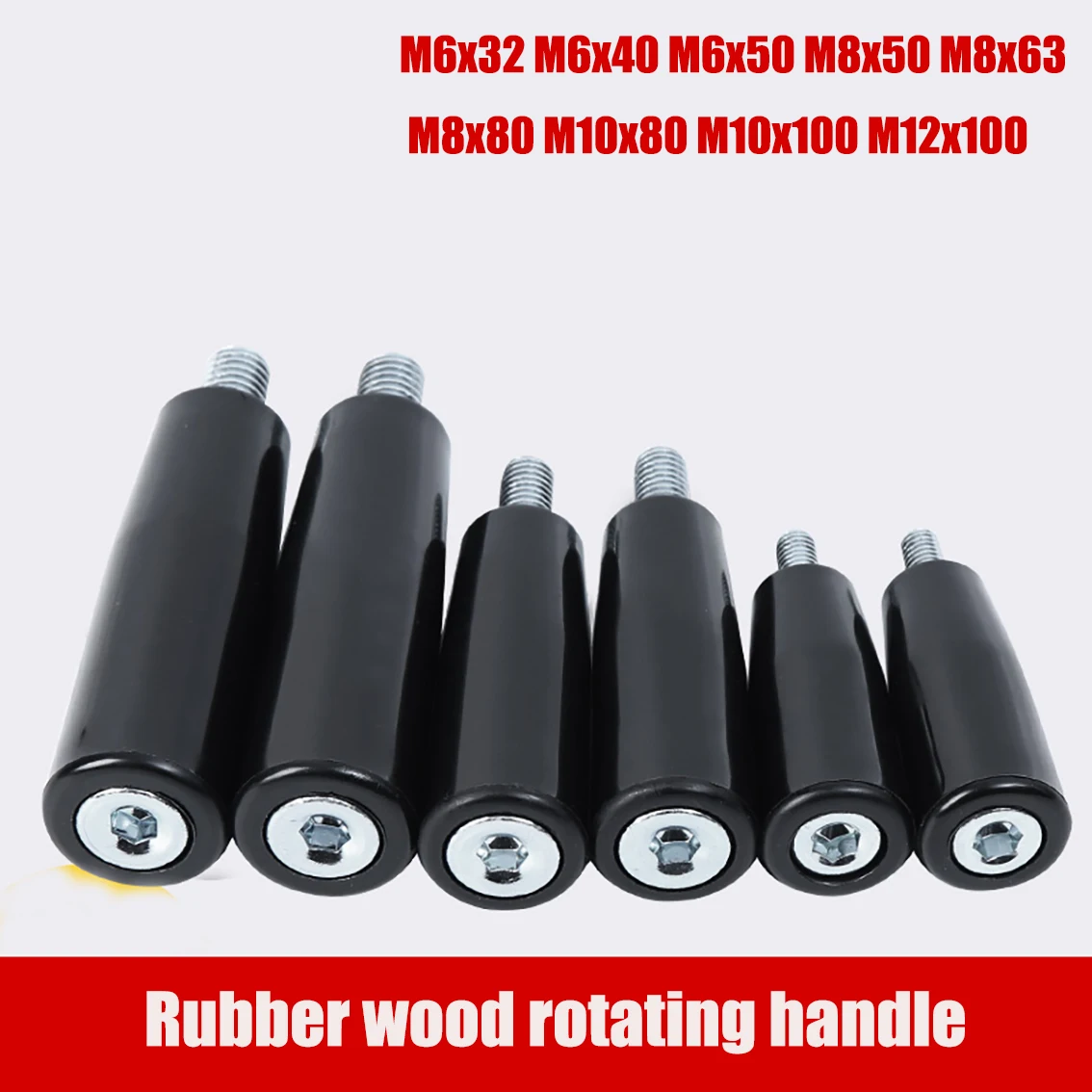 Заводская розетка M6/M8/M10/M12, вращающийся ручной круг, винты, черная бакелитовая ручка, фрезерный станок, токарный станок, шлифовальный станок