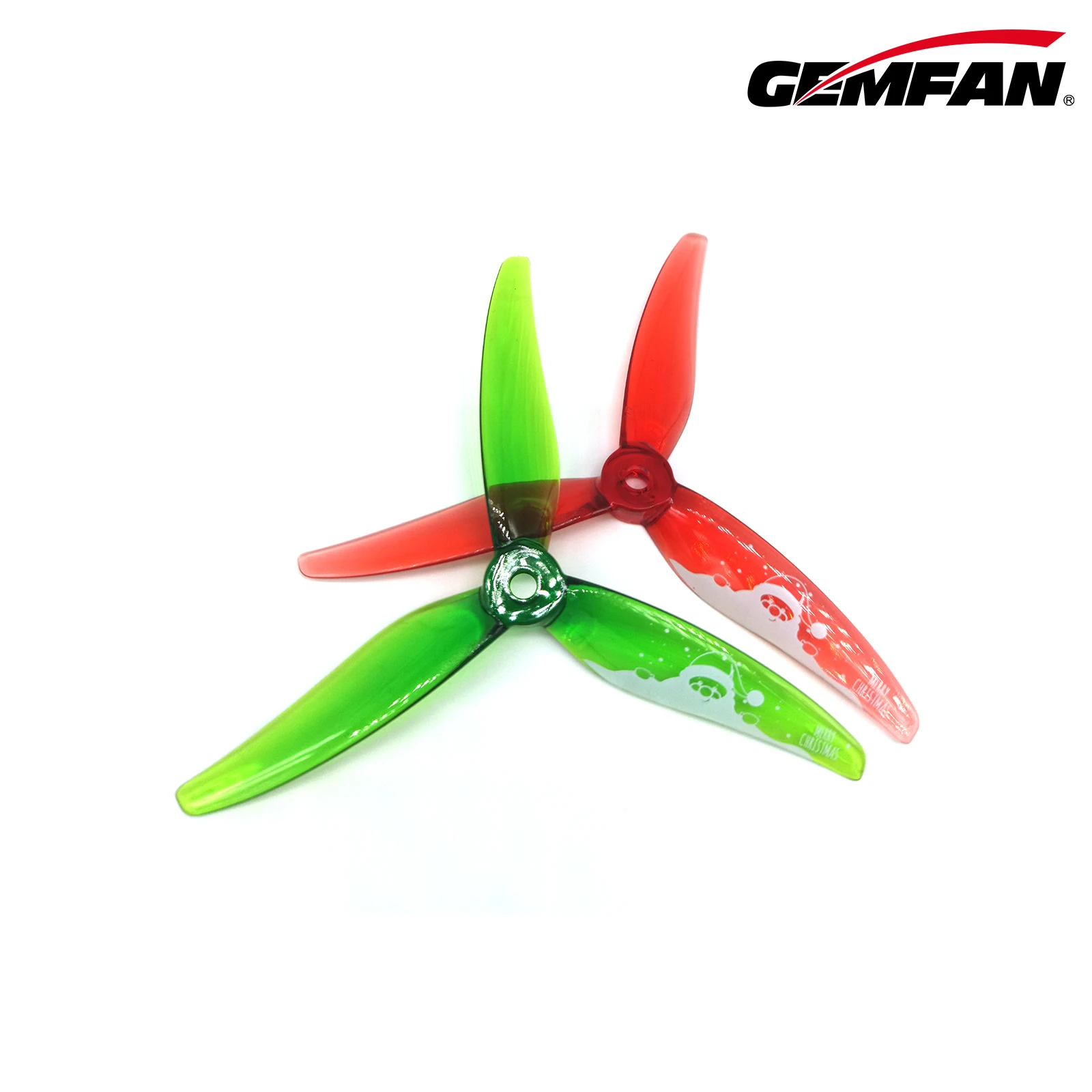 4Pairs/8PCS Gemfan Christmas Limited Prop Mixed Color Hurricane 51466 V2 / VANOVER 5136 for FPV Freestyle 5inch Drones