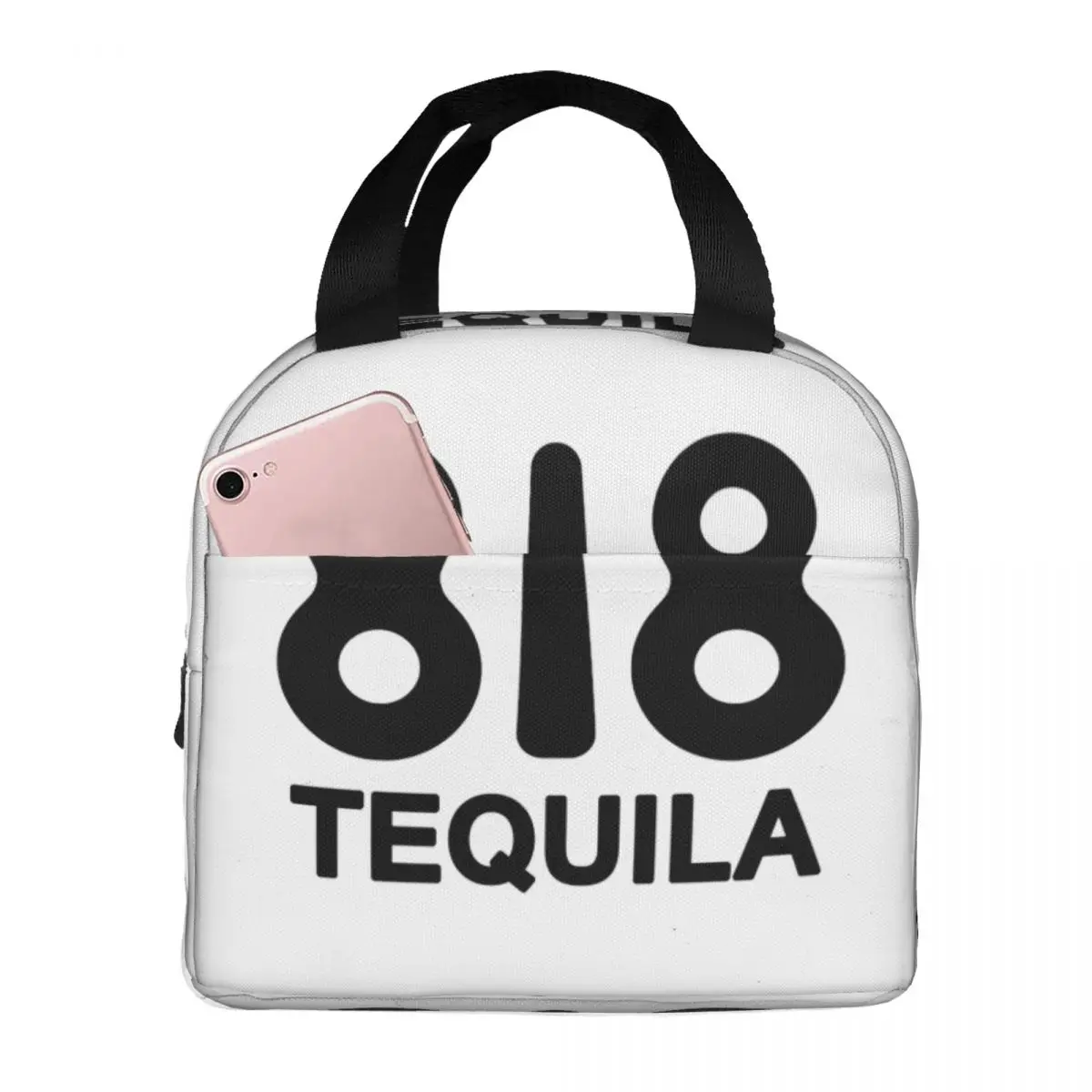 818 Merch 818 Tequila Logo Lunch Bags Insulated Bento Box Lunch Tote Leakproof Picnic Bags Thermal Bag for Woman Children Work