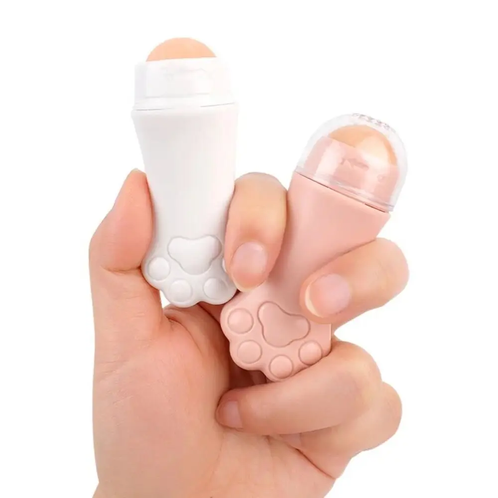 New Cat Paw Volcanic Stone Oil Absorber Washable Removable Facial Oil Massage Ball Skin Care Tools Face Oil Absorbing Roller