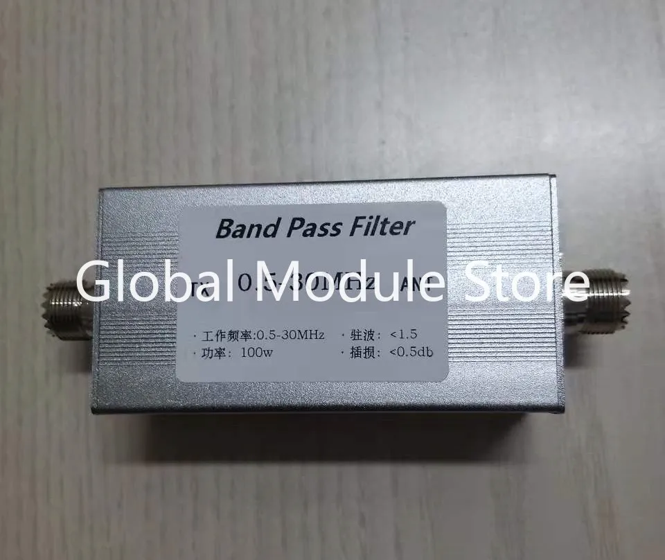 

0.5-30MHz Band-pass Filter Filter Bandpass Covers Medium Wave Covers Short WaveIn Stock, Quick Delivery