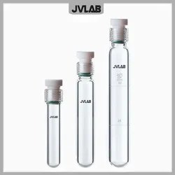 Nessler Glasses(tube) Glass Screw Colorimetric Tube Explosion-proof Test Tube With PTFE Plug Pressure Resistance 10 25 50 100ml