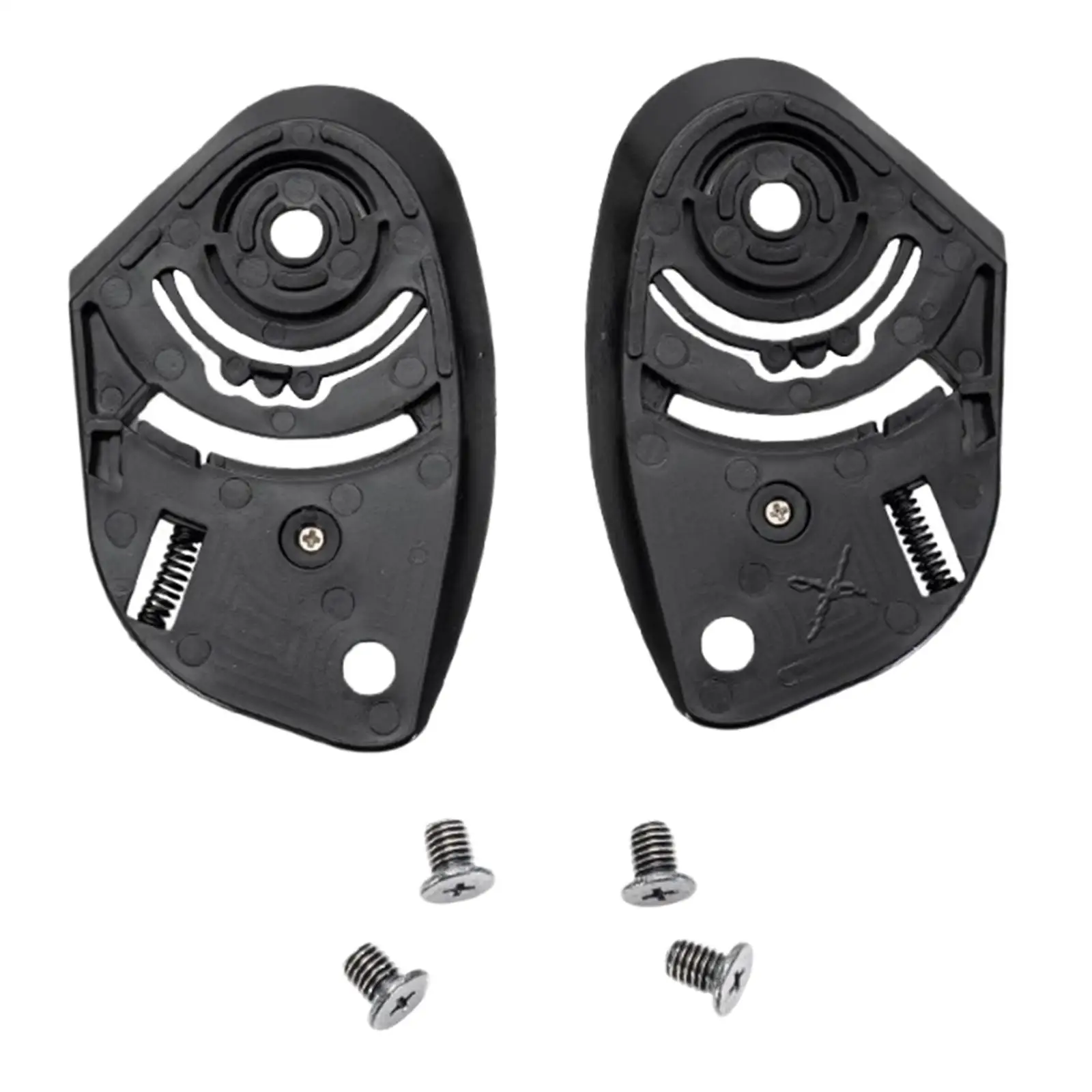 

Motorcycle Helmet Shield Base for Y-526 Helmet Repair Parts Three Quarter Helmet Visor Mount Base Side Plates Easy Installation