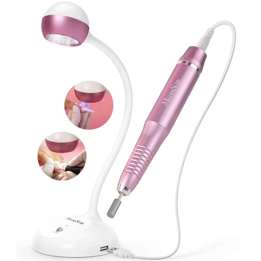 

X3 Nail Tools Kit, Professional LED UV Nail Lamp with Nail Drill for Gel Nails, Flash Cure Gel Nail Lamp for Acrylic Nail Extens