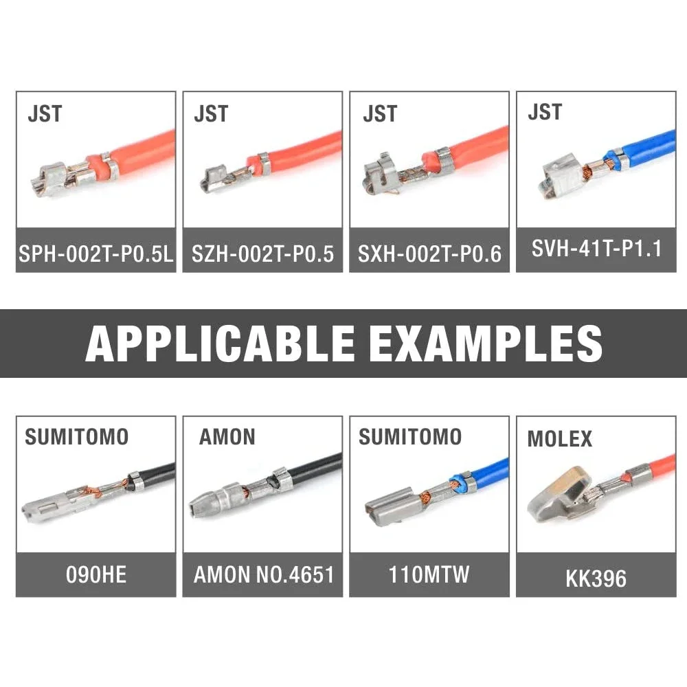 Imagem -04 - Alicate Crimper para Crimpagem Friso Fio Terminal Barel Konektor Dari Molexte Ampjstjae Iws1442l Awg30-14