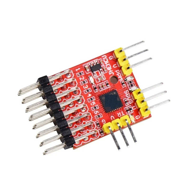 BoMaSJHEMCU 8Channels 3.3-20V 15mA SBUS UART PPM PWM Signal Conversion Module Programmable 32bit Converter For RC FPV Drone Rece