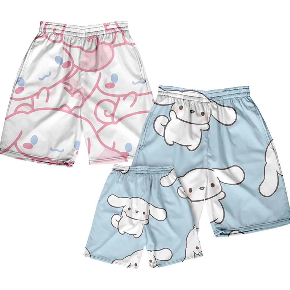 

Cinnamoroll Shorts Cute Kawaii Cartoon Pants Summer Home Sleepwear Shorts Pajama Bottoms Seaside Beach Pants Holiday Party Gifts