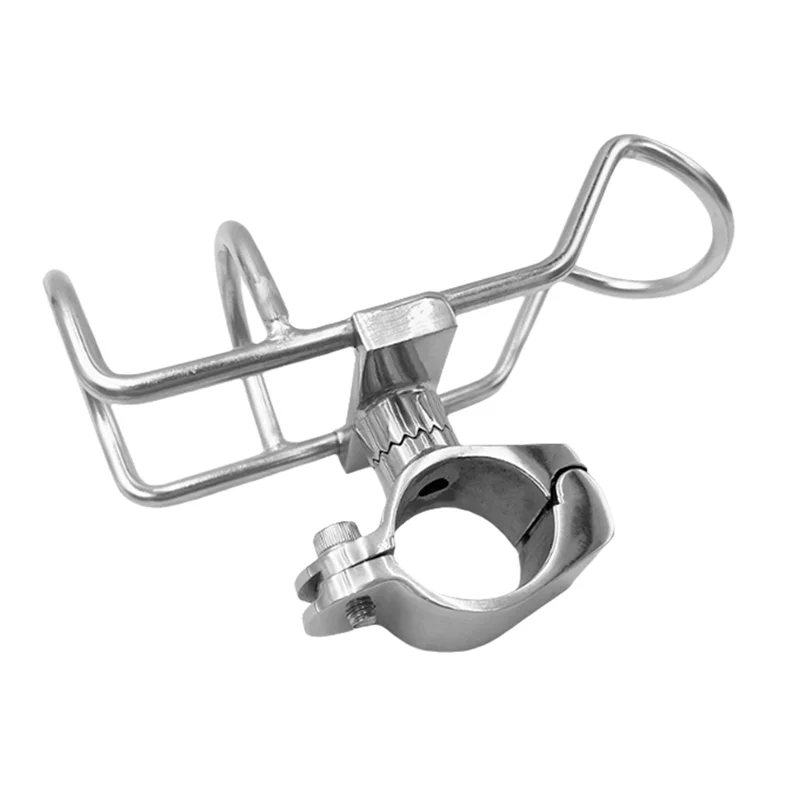 

A99F-316 Stainless Steel 32MM Hole Fishing Rod Rack Holder Pole Bracket Support Base Pole Clamp Boat Hardware Accessories
