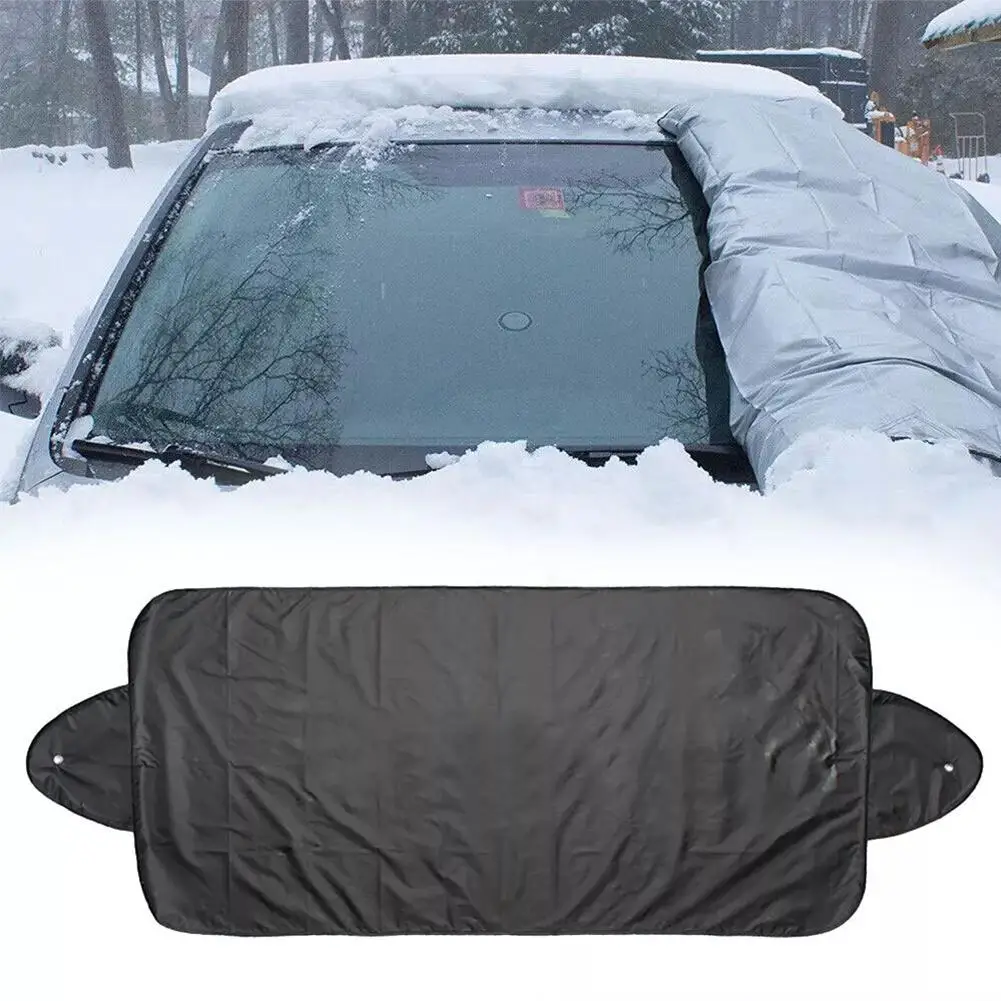 Winter Car Windshield Cover For Auto Front Windshield Anti-frost Snow Antifreeze Sunshade Dust Cover Protector Access