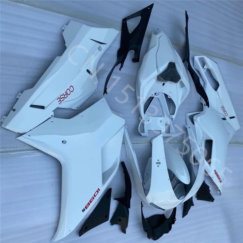 White black Motorcycle Fairings Kits Fit for Ducati 848 1098 1198  07 - 12  Ducati 848  2007 - 2012  Injection  bodywork set