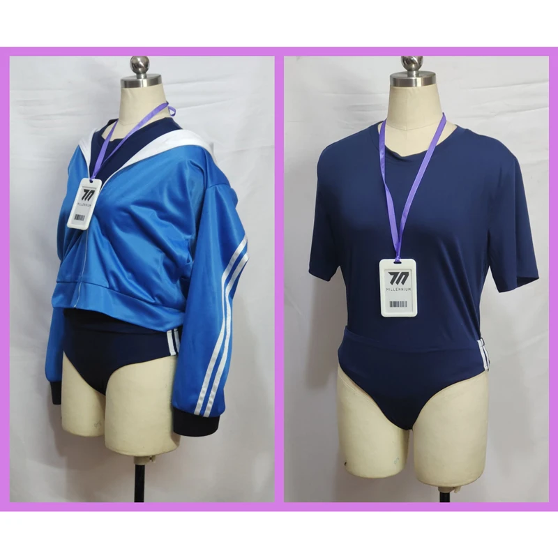 The Blue Archive Hayase Yuka Cosplay Costume Customize Female Sexy sportswear Loose Coat Suit A