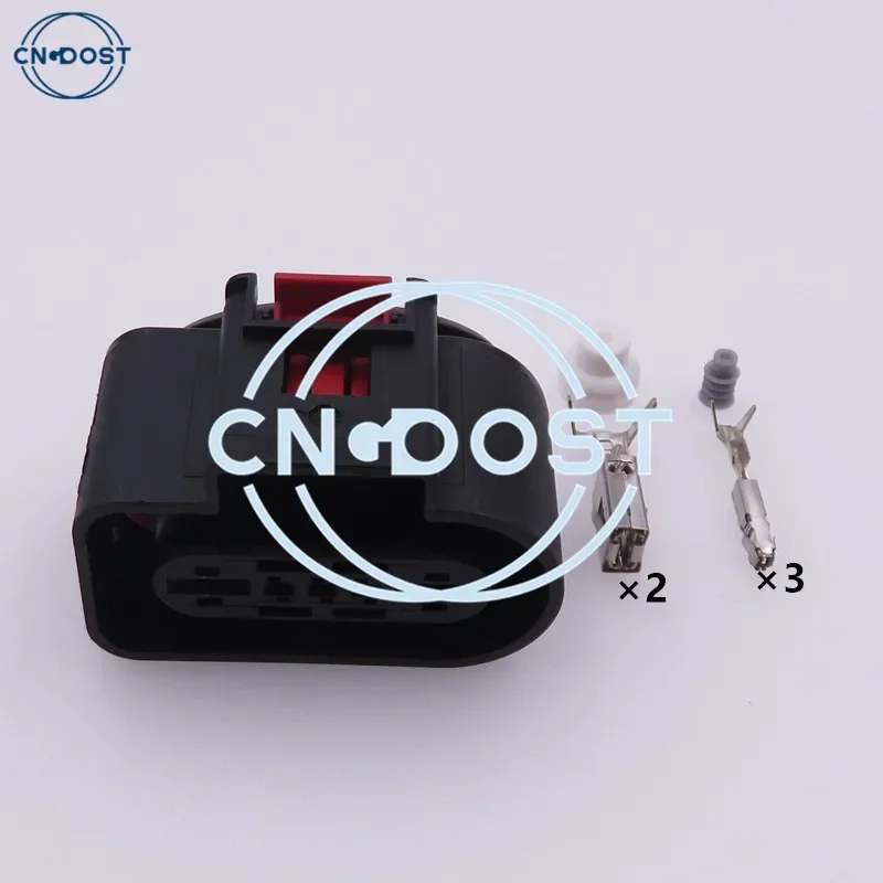 1 Set 5 Way Composite Socket Automobile Gasoline Fuel Pump Wiring Connector AC Assembly For VW Audi 1K0919230 1K0919231