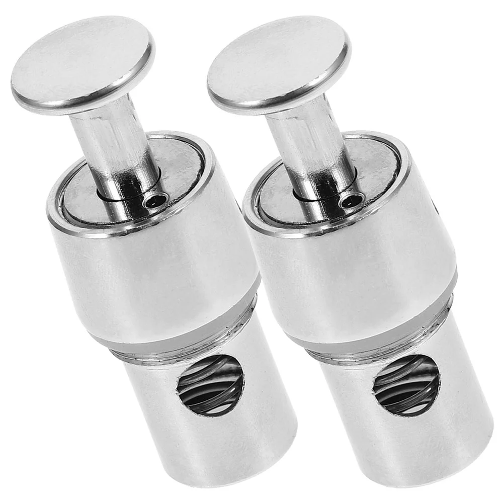 

2 Pcs Soap Dispenser Pump Head Dispensers Empty Shampoo Holder Wall Mounted Replace Parts Bottle Replacement