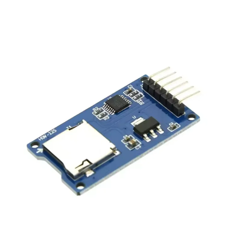 Micro SD Card & SDHC(high-speed card) Mini TF Card Reader Module Adapter SPI Interfaces with Level Converter Chip for Arduino