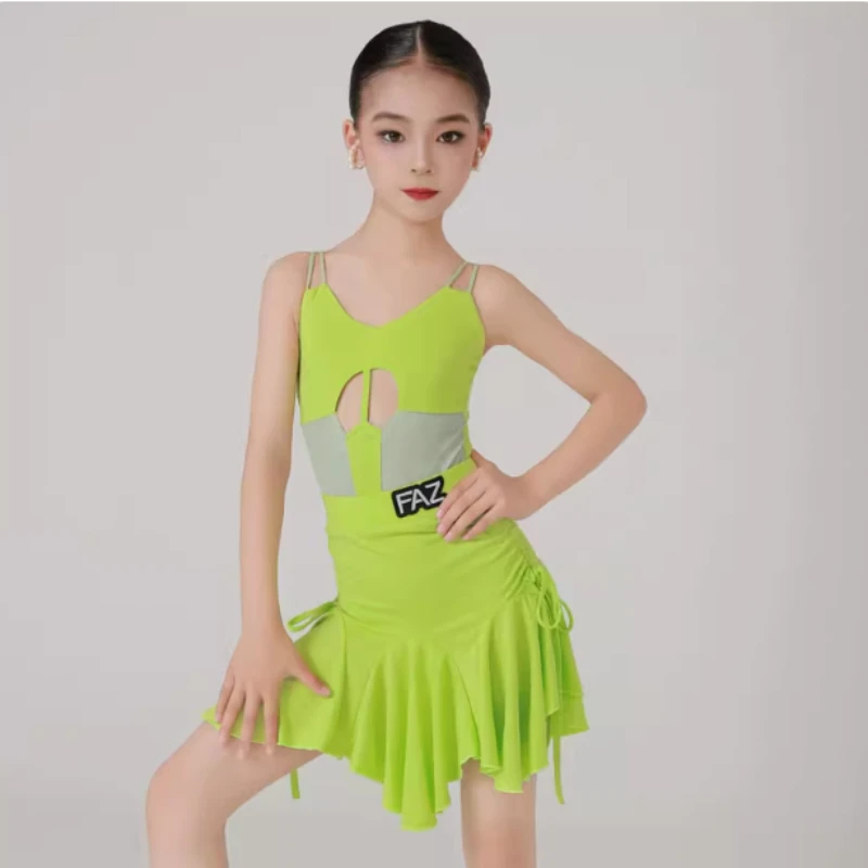 Latin Dance Costume Summer New Girl Practice Costume Northeast Dahua Dance Performance Costume dance skirt