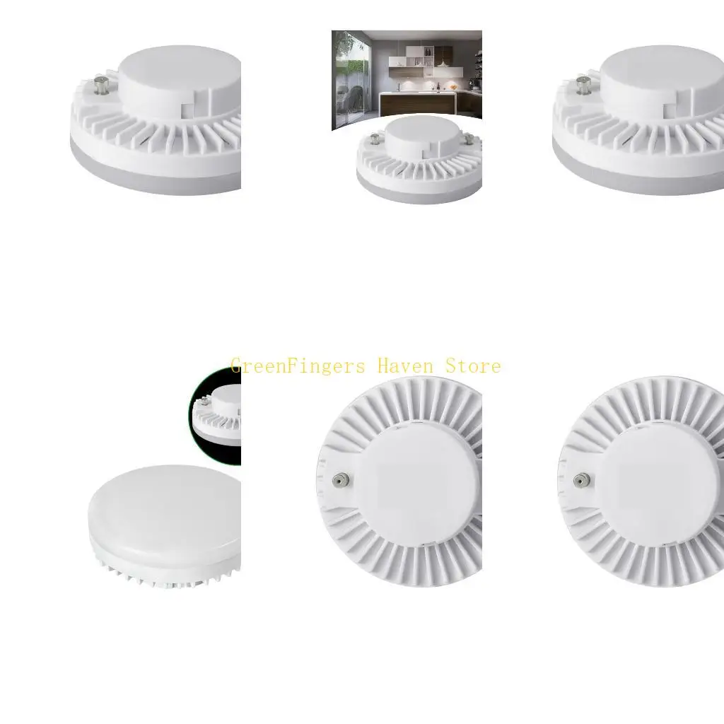 F68D Bright GX53 Base Light Bulb 10W Cabinet Lamp Replacement Downlight Lamp