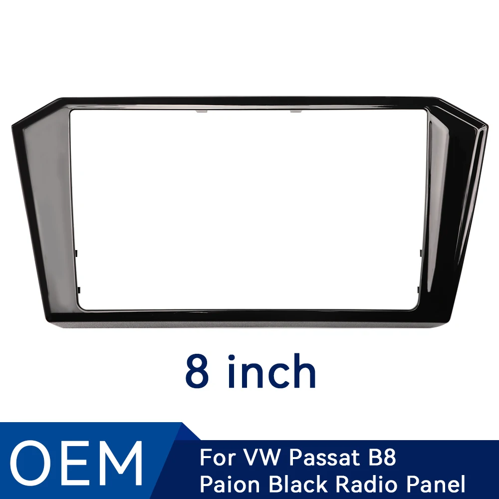 

8 inch 9.2 inch MIB 3 Screen Trim Piano Black Paint Radio Frame Panel CD Plates For Passat B8 2018