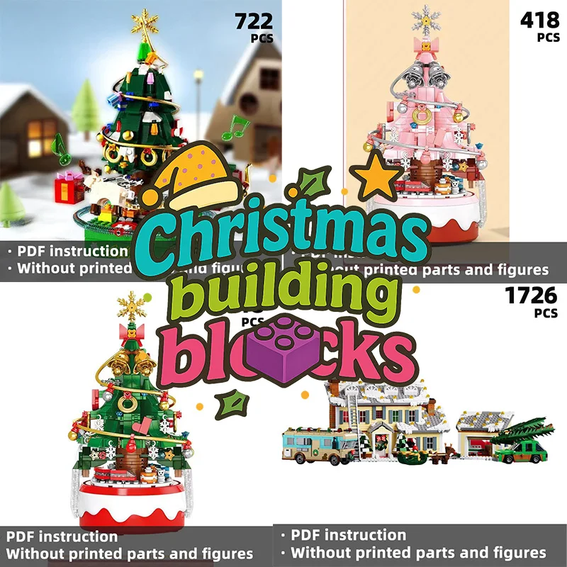 

Эксклюзивная серия рождественских строительных наборов — специальные праздничные наборы для украшения и добавления уникальных рождественских элементов