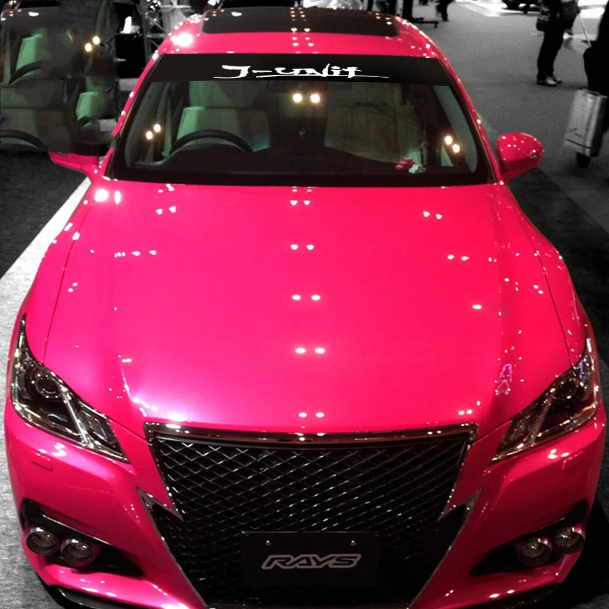 Car Styling Sticker Modified Graphics Auto Front Windshield Window Windscreen Banner Decals for Mazda J-uNit
